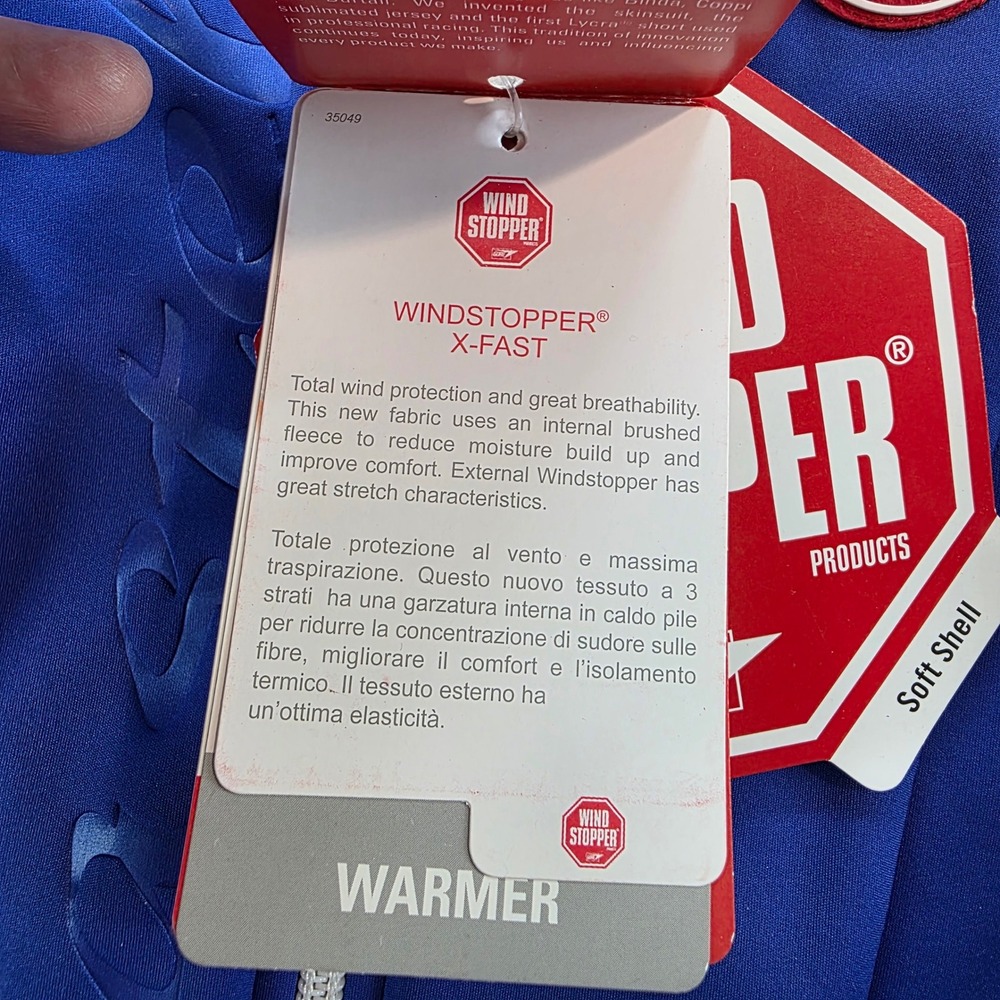Castelli Women's Blue & White Cycling Jacket - Picture 4 of 15